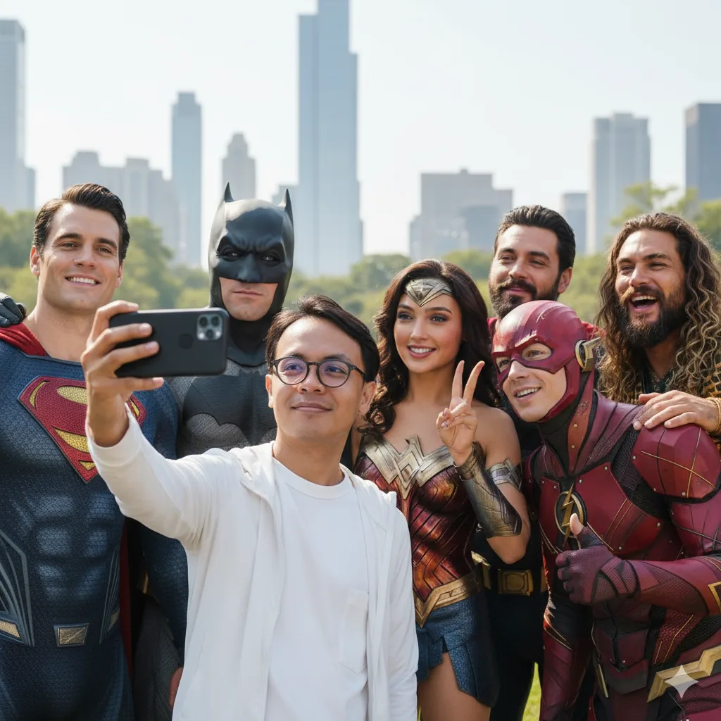 Justice League Selfie